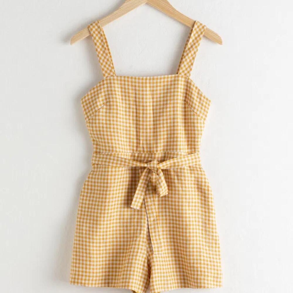 Yellow Gingham Square - image 6